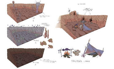 Concept art of The Scar maze, by Mod Jerv.