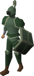 A player wearing adamant trimmed armour with platelegs.