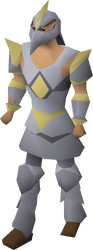 The full Armadyl armour set on body type A.