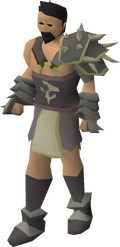 The full Bandos armour set on body type A.