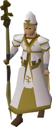 The Bandos vestment set on body type A.