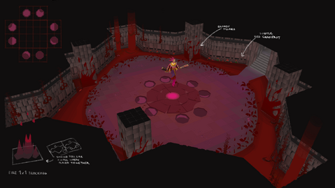 Concept art of the Blood Moon's chamber, by Mod Jerv.