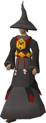 A female player wearing the full Dagon'hai robes set.