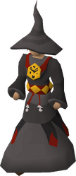 A male player wearing the full Dagon'hai robes set.