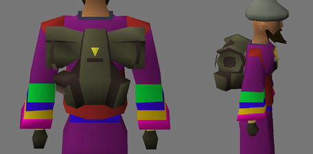 An early model for the backpack by Mod Alfred.