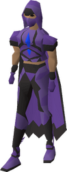 The outfit in the colours of Arceuus.