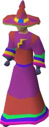 A male player wearing infinity robes.