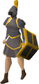 Iron gold-trimmed set (sk)