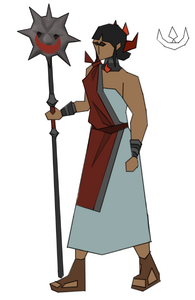 Concept art of Metzli as the Teokan of Ranul, by Mod Jerv.