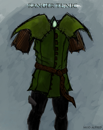 Concept art for the tunic by Mod Alfred.