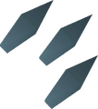 Three rune javelin heads