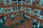 The Grand Library, warped within the crystal containing Prifddinas itself.