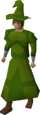 A player wearing Xerician robes.